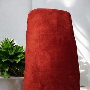 Ralph Lauren Blanket Full Queen Size Bed Sofa Couch Red